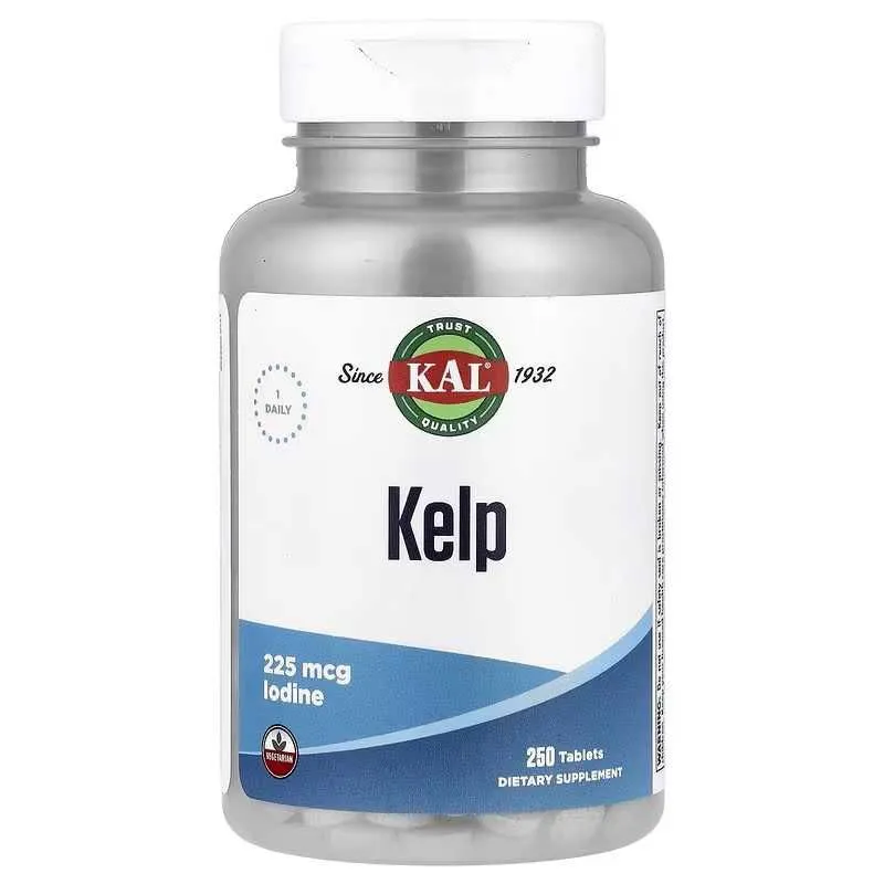 KAL Kelp йод yod 250 таблеток
