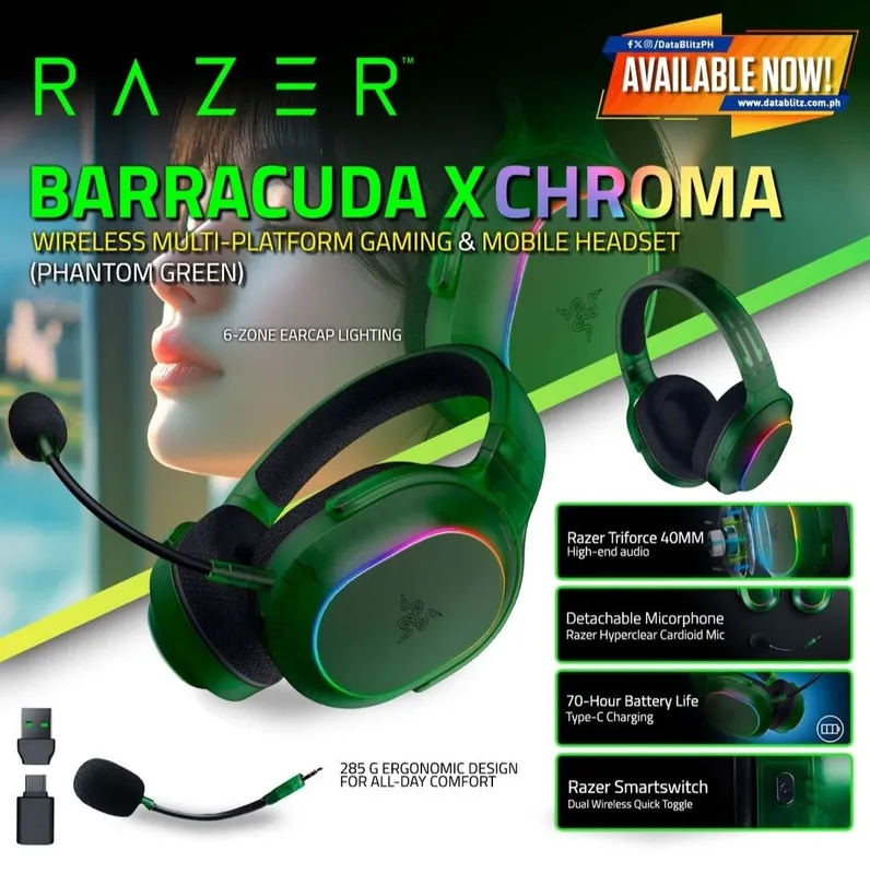 Razer Barracuda X Chroma СКИДКА Беспроводные Наушники — фото 1