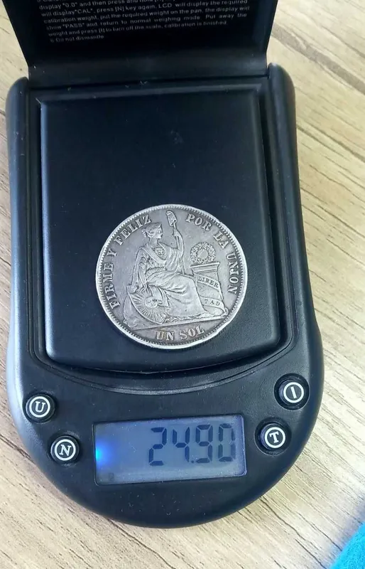монета серебро 1871года — фото 2