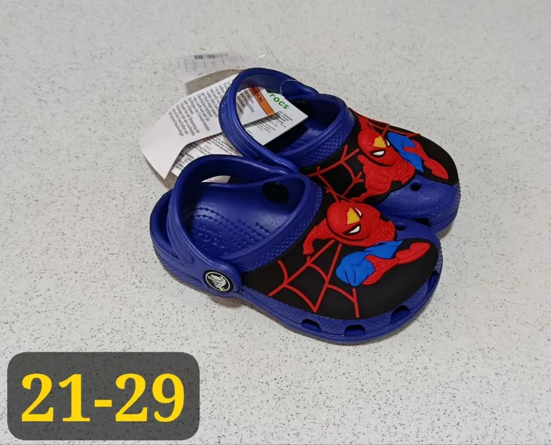 Crocs Kids Crocband Spider Man Детские Черные Crocs Kids Crocband Spider Man Детские Черные