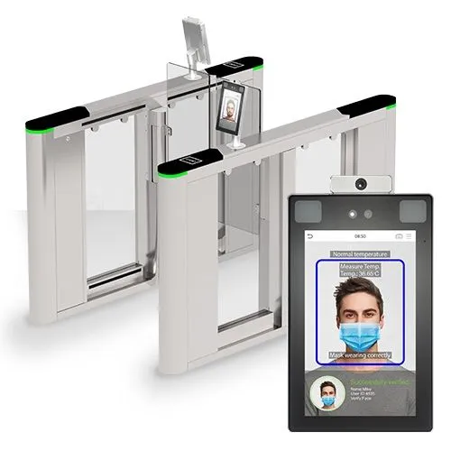 Установка турникетов с терминалами распознавания лиц Face id — фото 1