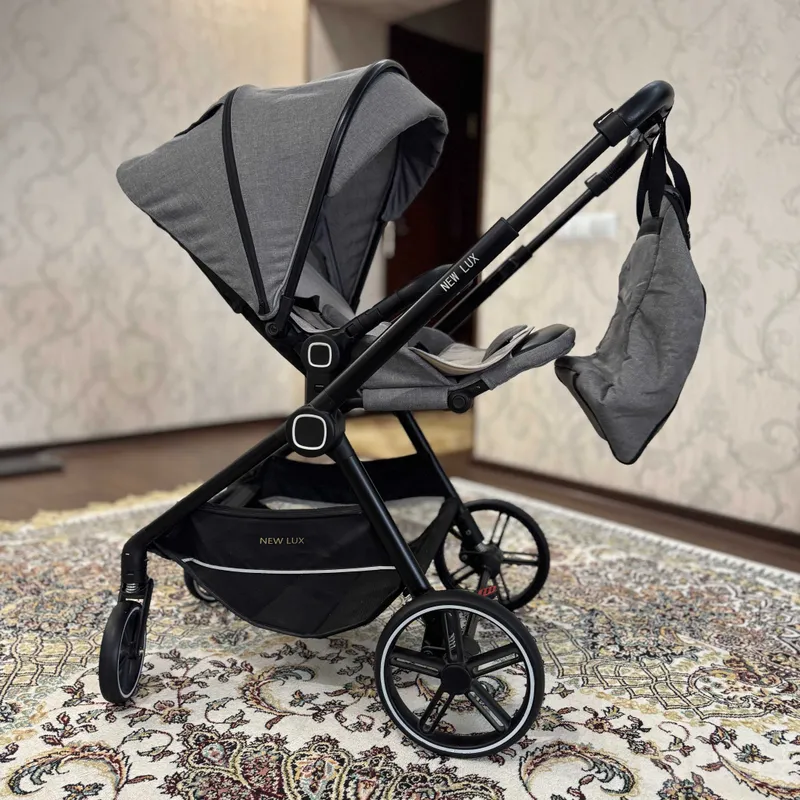 Детская прогулочная коляска New Lux Z(серая) 1 Детская прогулочная коляска New Lux Z(серая) 1