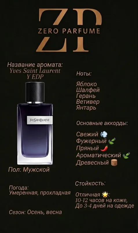 Yves Saint Laurent Y EDP — фото 1