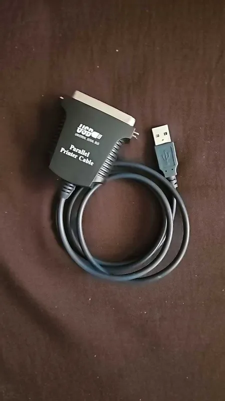 переходник с USB-A на 36-контактный параллельный порт (LPT) переходник с USB-A на 36-контактный параллельный порт (LPT)