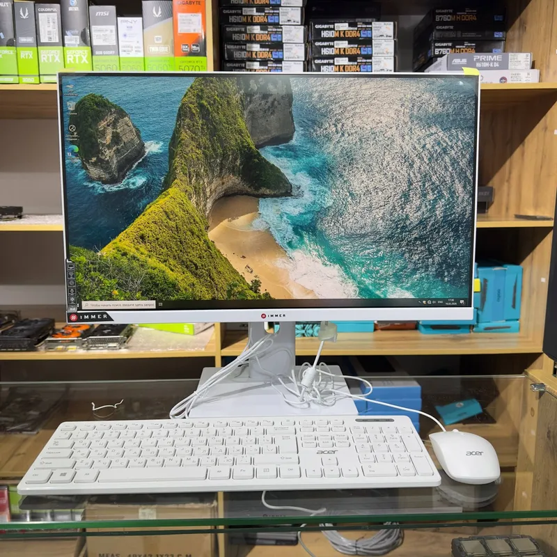 Monoblok IMMER 24" FHD IPS 75Hz (webkamera bilan)