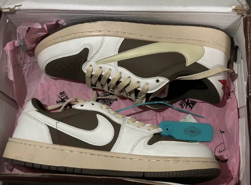 Nike Air Jordan 1 Low Travis Scott НАЙК ТРЭВИСЫ — фото 4