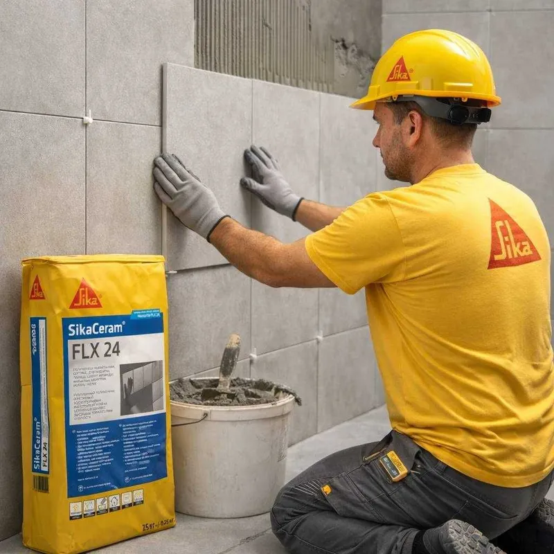 SikaCeram FLX 24 white (MasterTile FLX 24 white) 1
