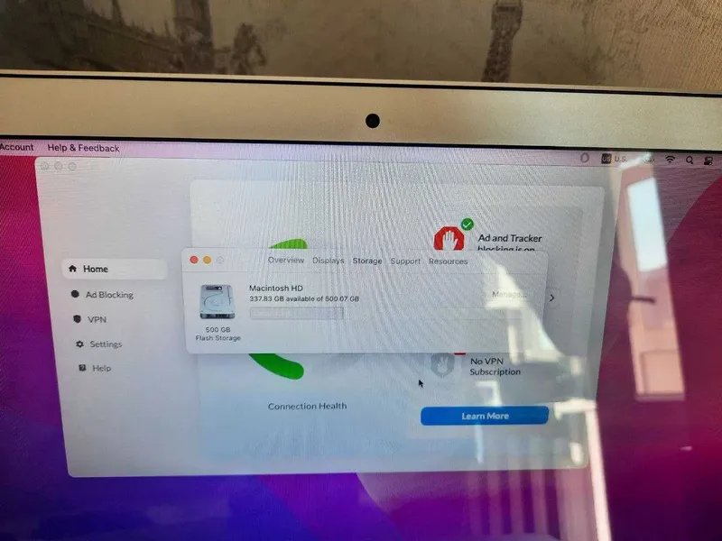Macbook Air 2017 (customized ) Core i5, 8GB, 512 GB. Идеал ҳолатда — фото 3