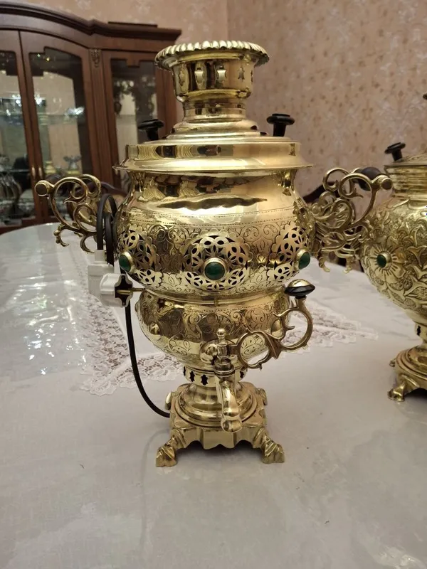 Samovor elektricheskiy ichlari oqlangan yangi 1