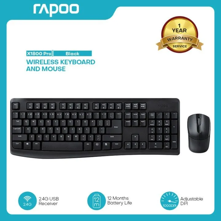 Rapoo X1800Pro offis uchun sifatli va qulay klaviatura Rapoo X1800Pro offis uchun sifatli va qulay klaviatura