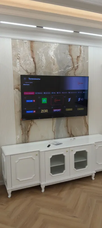 Установка телевизора и ТВ-антенны, настройка Wi‑Fi 5