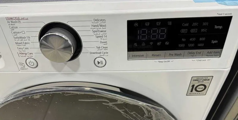 Стиральная машина LG 11 кг F4Y5EYGYWV AI DD Inverter Steam TurboWash — фото 4