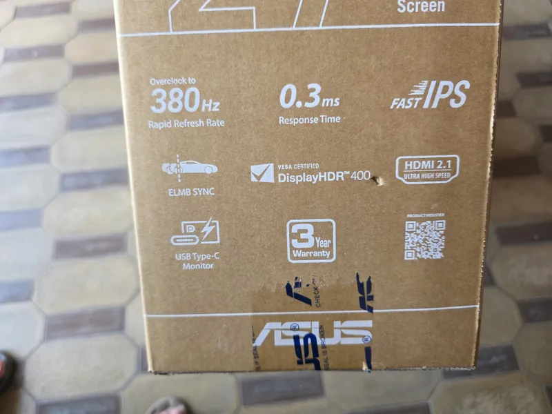 ASUS - 27" ROG Strix XG279CNS Gaming Monitor, FHD, IPS, 380hz. 5