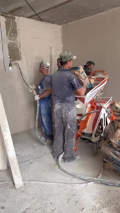 Механизированная штукатурка гипсовая, rotband usta, suvoq usta sprey — фото 5