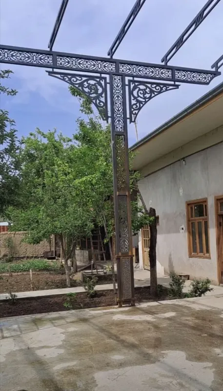 Решётки, решетка, козырек, навес, ворота, ограждение,перила, — фото 6