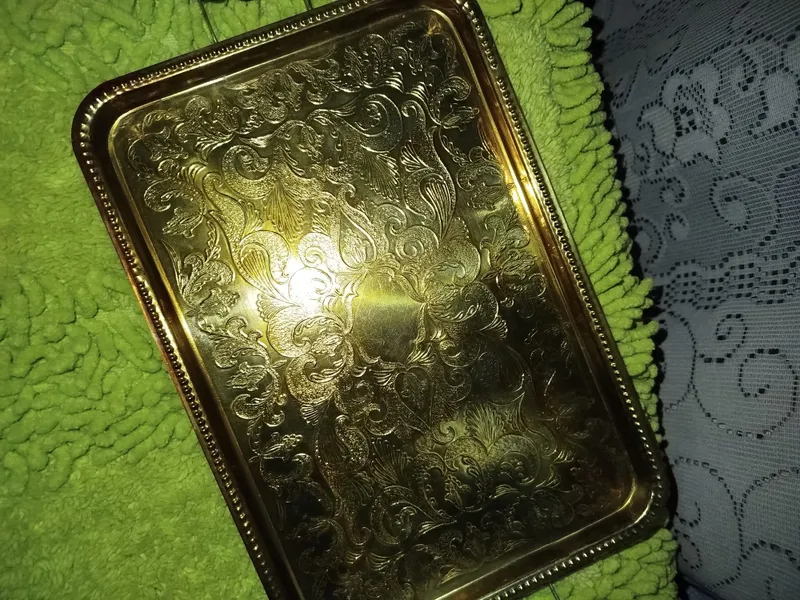 Поднос СССР , жёлтый — фото 1