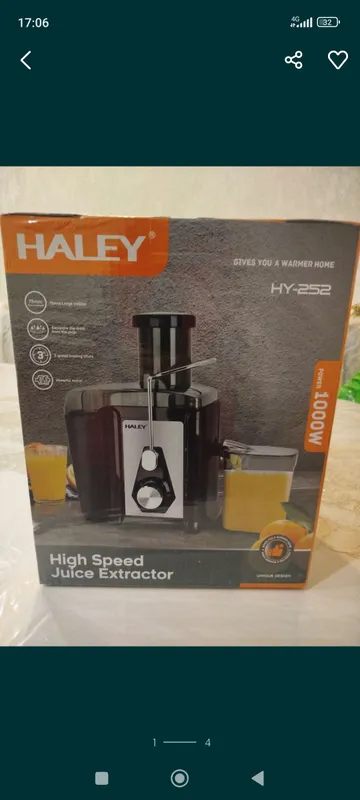 Быстроходный соковыжималка.HALEY. Новая в упаковке