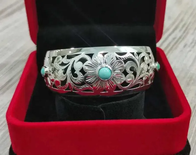 Bilak uzuk braslet, kumush 925 5 Bilak uzuk braslet, kumush 925 5