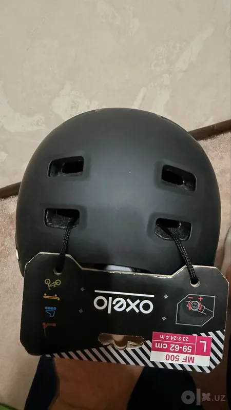 Черный матовый шлем OXELO MF500 размер L 1 Черный матовый шлем OXELO MF500 размер L 1