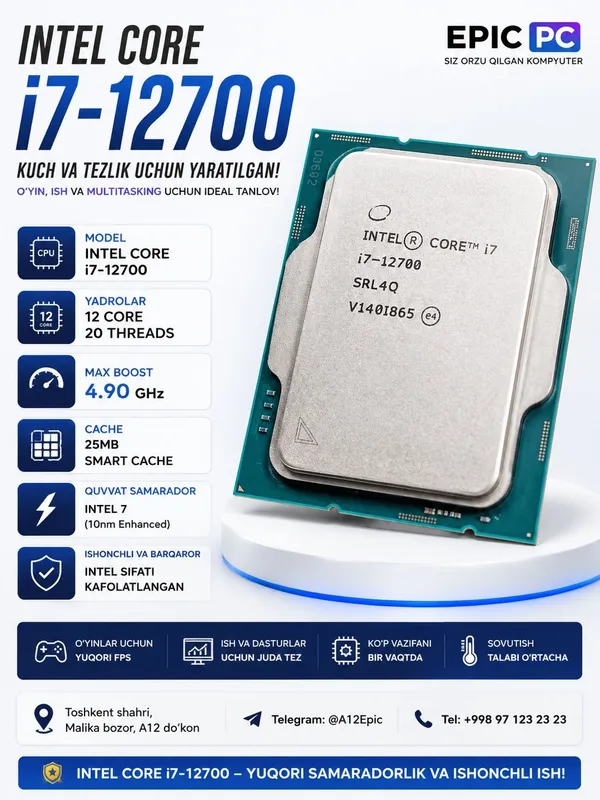 Intel Core i7-12700 SOTUVDA! 1