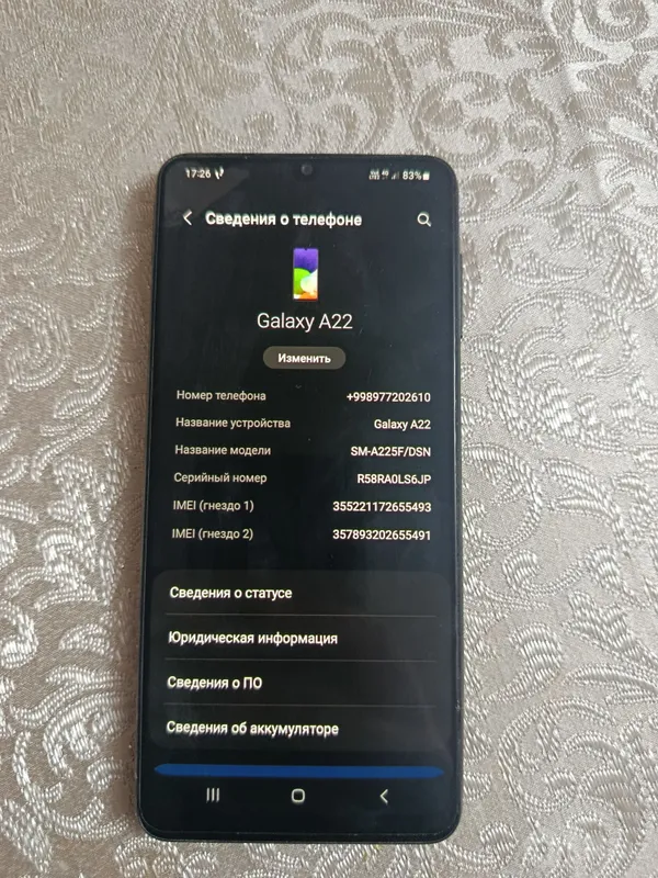 Оригинальный Samsung A22 3 Оригинальный Samsung A22 3