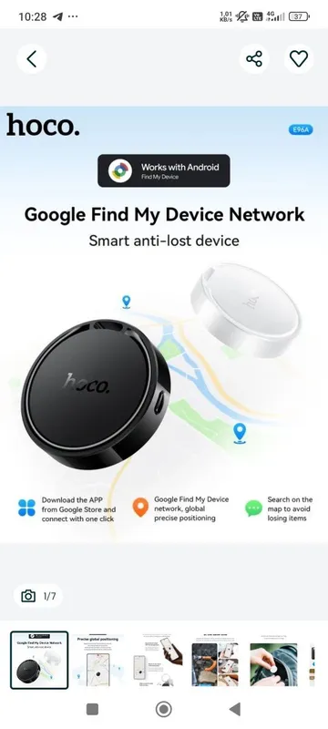 GPS Tracker Android uchun, Hoco Smart GSP Locator, ГПС Навигатор