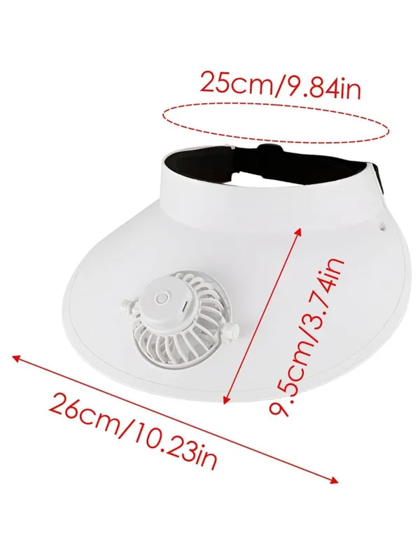 Ventilyatorli Quyoshdan Himoya Kepka –USB zaryadli — фото 6
