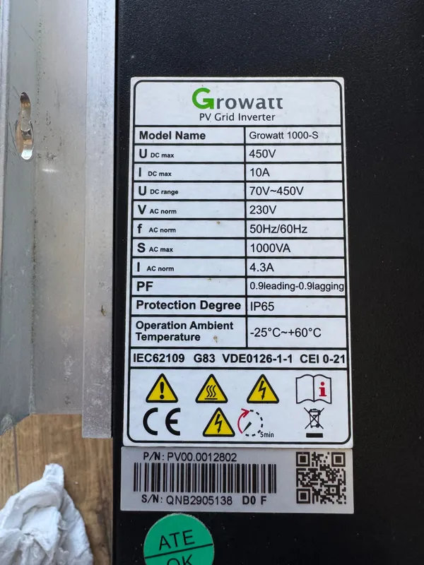 Growwatt инвертор — фото 1