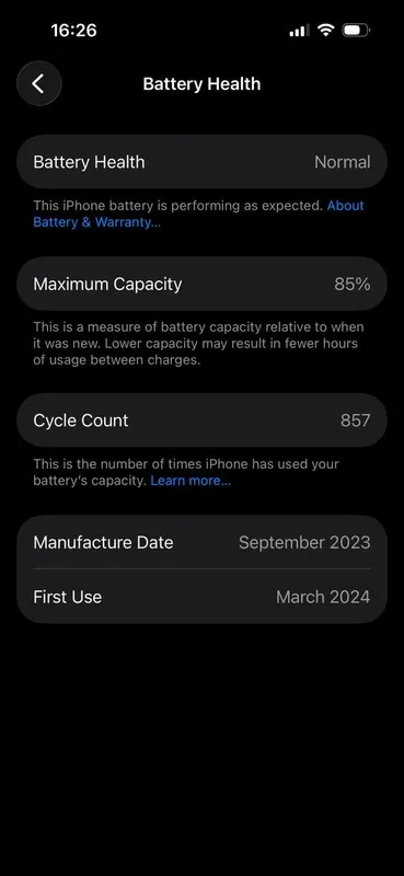 Iphone 15 Pro 256GB 9