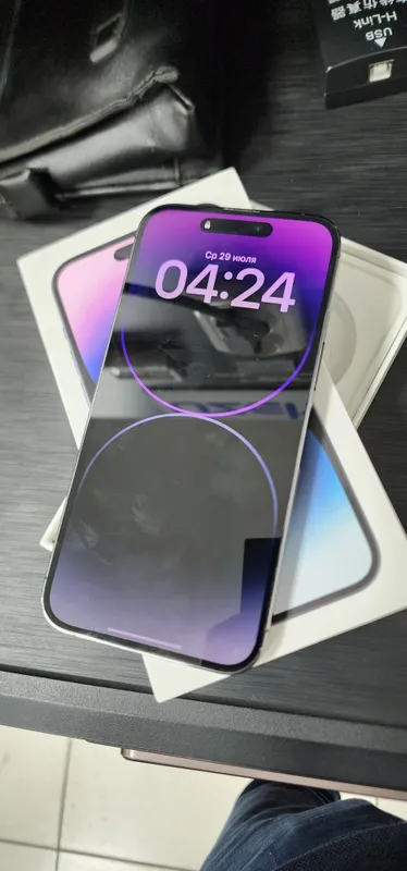 iphone 14 Pro Max 128GB Dep Purple Kar Dk Sim Esem 3