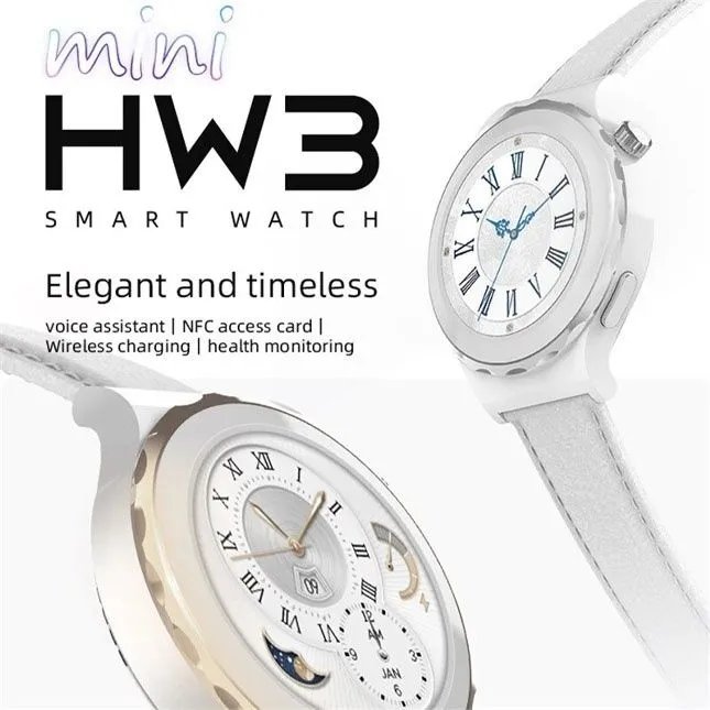Hw3 mini ayollar uchun klassik smart watch simsiz zaryadlash — фото 2 Hw3 mini ayollar uchun klassik smart watch simsiz zaryadlash — фото 2
