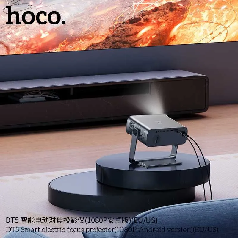 Hoco DT5 Проектор с умной электрофокусировкой (Android, 1080P Full HD) — фото 1