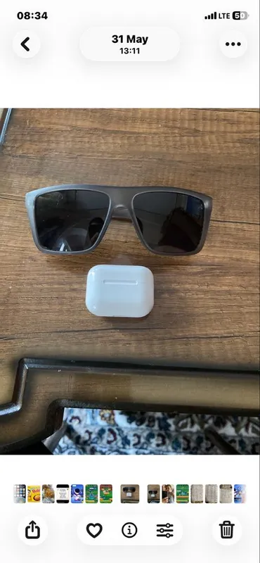 Airpots pro naushnik qora achki sotiladi