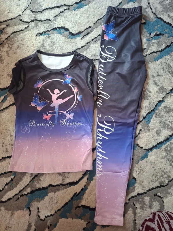 Qizlar uchun sport kiyimi. Gimnastika kiyimi 2