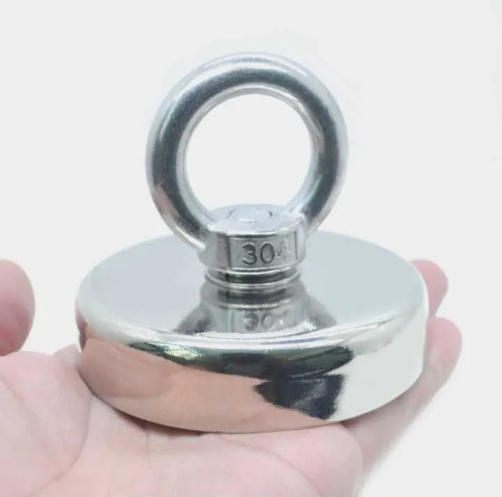 Magnit. Super kuchli neodimiy baliq ovlash ucun N52 16-90 mm (45 kg) — фото 4