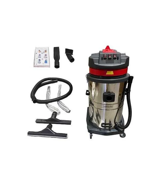 Водогрязепылесос трёхтурбинный 60л 3000w HL60-3J
