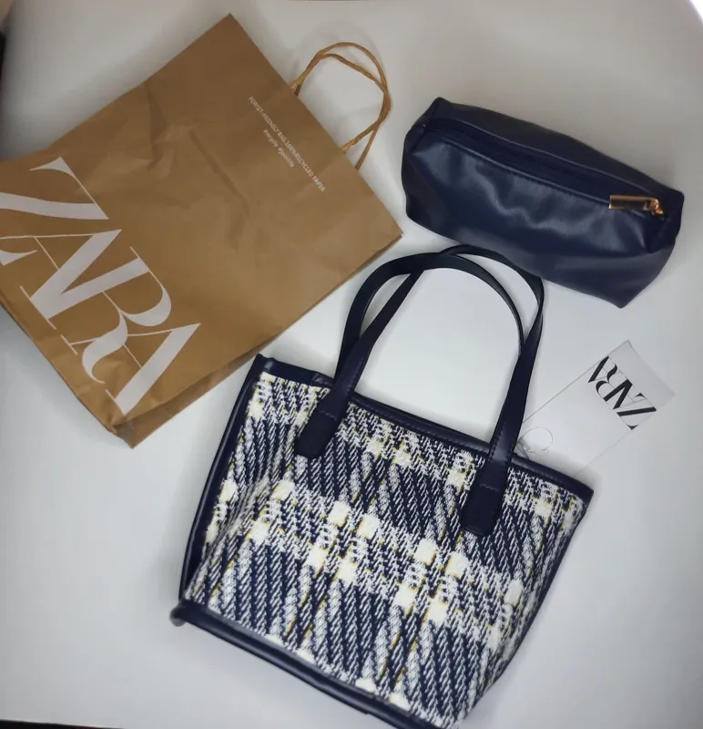 Сумка ZARA+косметичка+бредовый пакет Оригинал