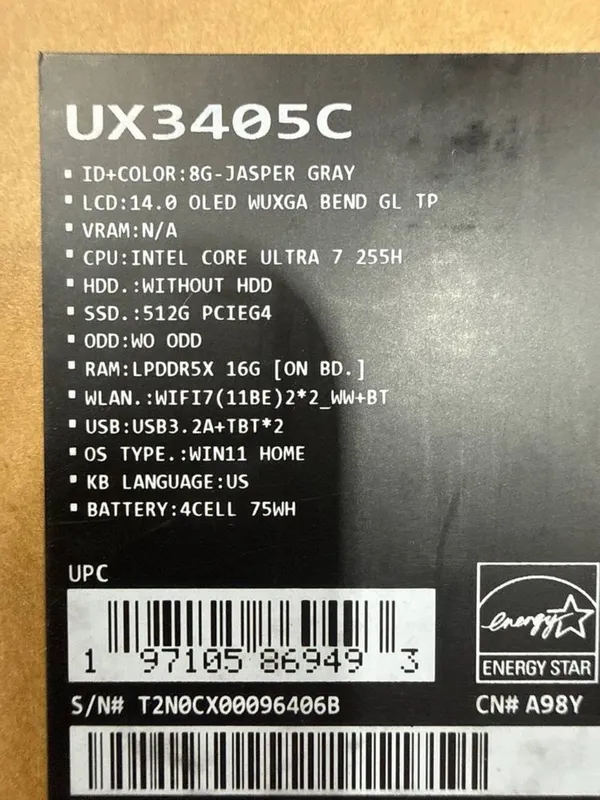 Asus Zenbook UX3405C — фото 1