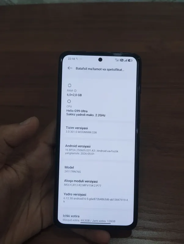 Redmi note 14 6/128 3 Redmi note 14 6/128 3