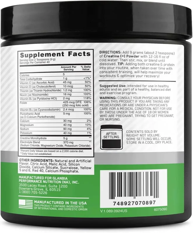 Креатин Моногидрат Optimum Nutrition Creatine Monohydrate Plus 360гр — фото 1