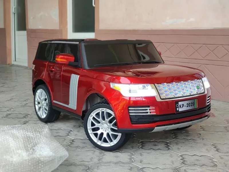 Большая двухместная детская машина Range Rover, электромобиль 4x4 1