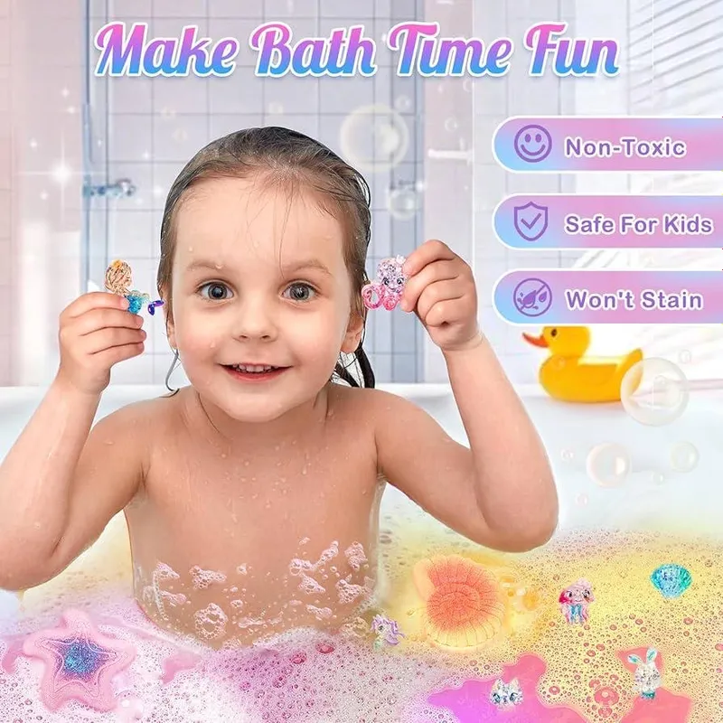 Mermaid bath bombs baby — фото 4