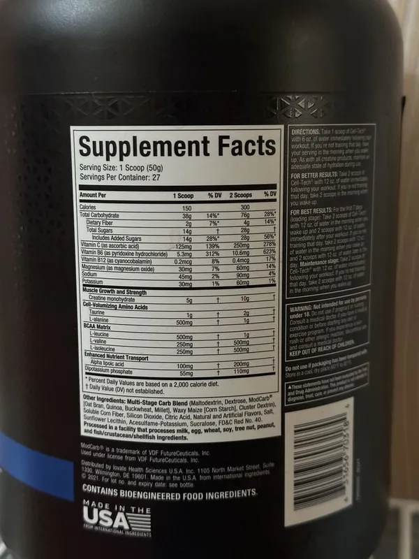 Muscletech Cell tech, original kreatin arzonga — фото 2