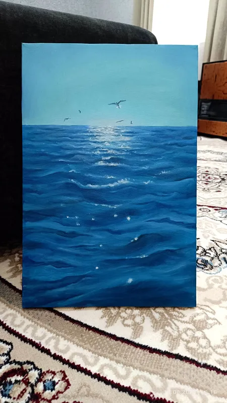 Картина маслом "Море" 30×45