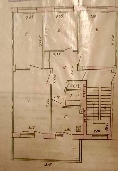 Продаётся 4-комнатная квартира, 67 м², без ремонта (Юнусабадский р-н, метро Минор/Корзинка)