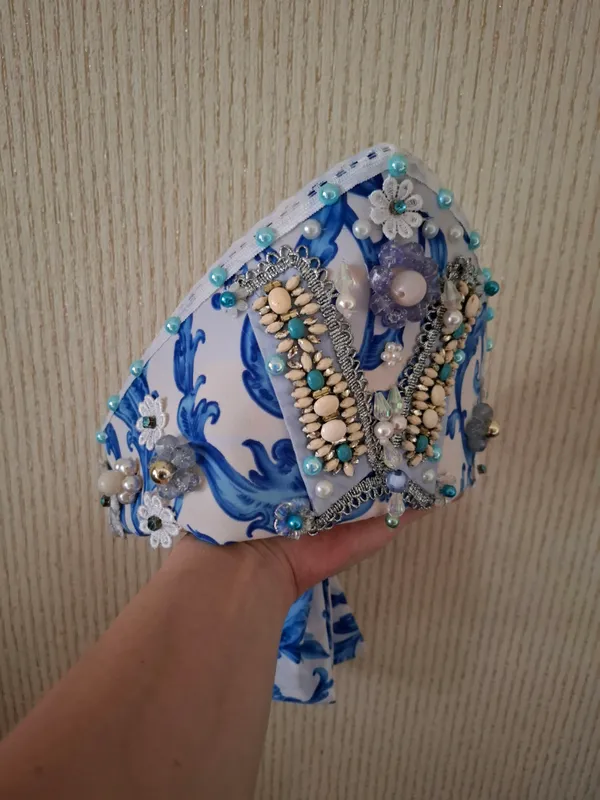 Qo‘l mehnati bilan yasalgan kokoshnik 4