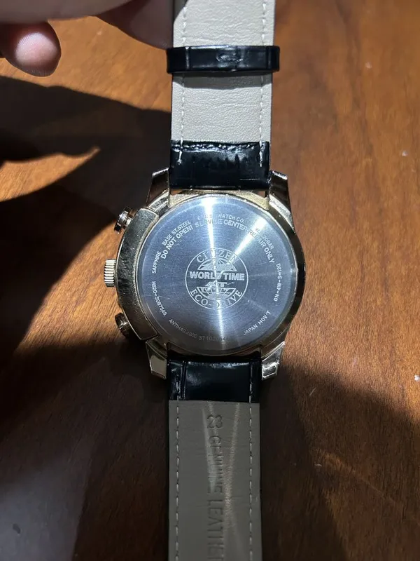 Солнечные часы Citizen Eco-Drive World Time Rose Gold — фото 2