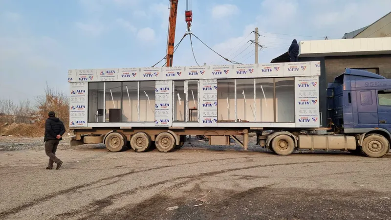 Sifatli konteyner uylar va savdo butkalari ishlab chiqaramiz 4