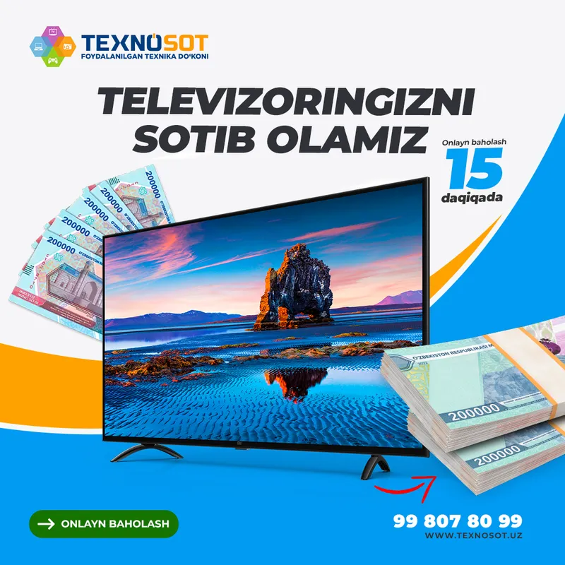 Toshkentda televizorlarni sotib olamiz Toshkentda televizorlarni sotib olamiz