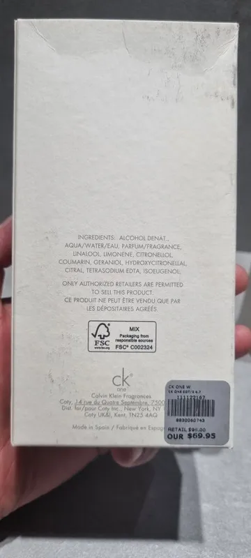 Calvin Klein one 100 мл и 200 мл 100% оргинал 5 Calvin Klein one 100 мл и 200 мл 100% оргинал 5